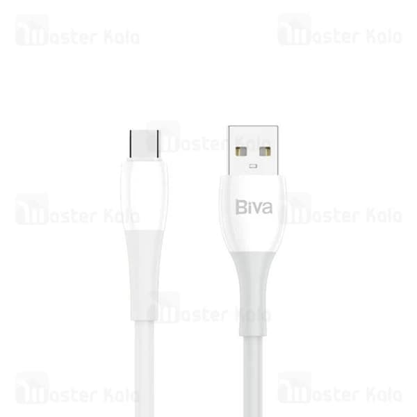 کابل Type-C به Type-C بیوا Biva C-32CC Silicone Cable طول 1.2 متر توان 15 وات — تصویر ۲