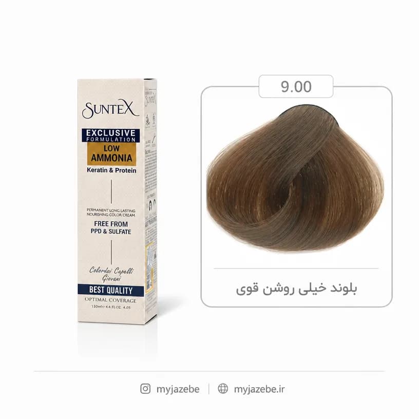 رنگ مو سانتکس 9.00 بلوند خیلی روشن قوی