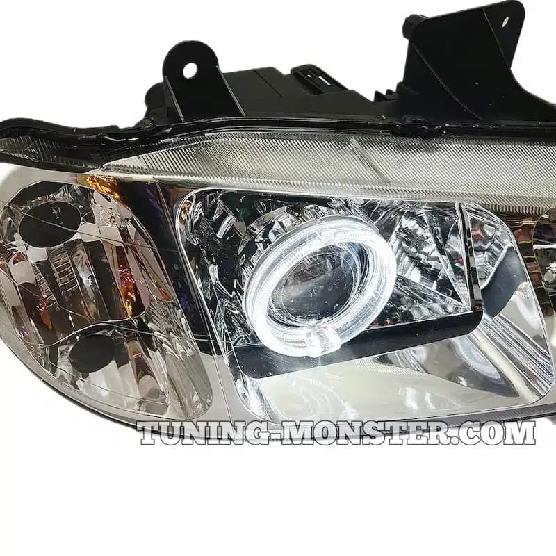 چراغ لنزدار پژو پارس انجل سفید BMW — تصویر ۴