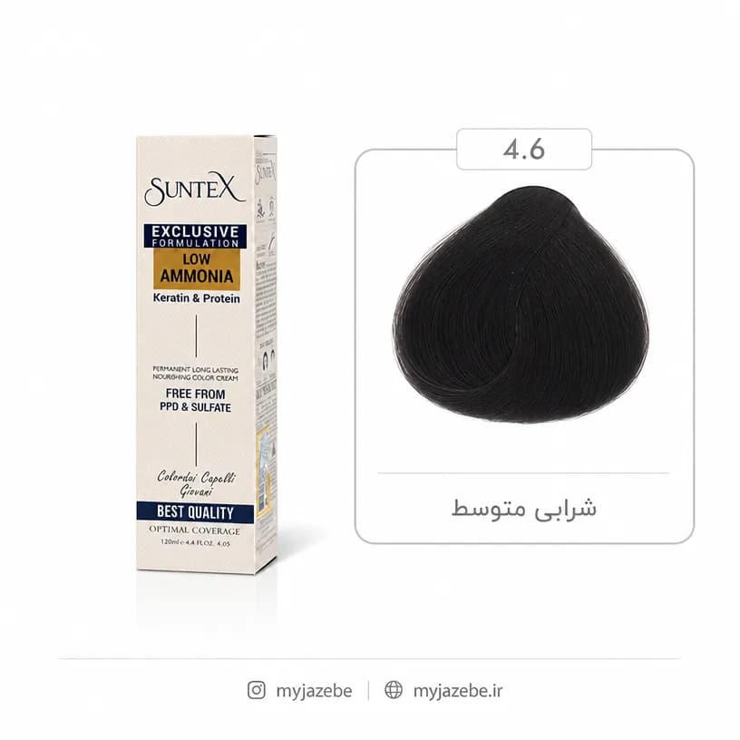 رنگ مو سانتکس 4.6 شرای متوسط