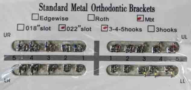 براکت ارتودنسی استاندارد | orthodontic bracket standard — تصویر ۲
