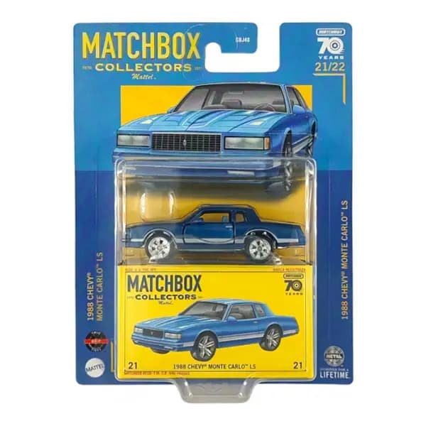 ماشین کلکسیونی Matchbox مدل 1988 Chevy Monte Carlo LS