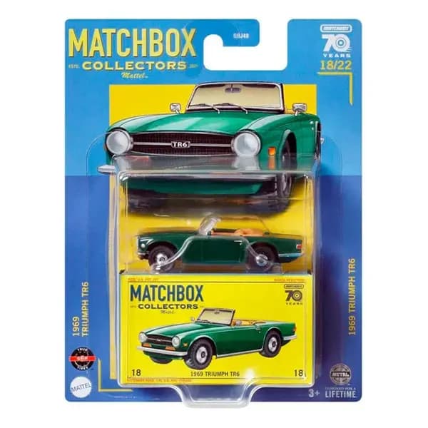 ماشین کلکسیونی Matchbox مدل 1969 Triumph TR6