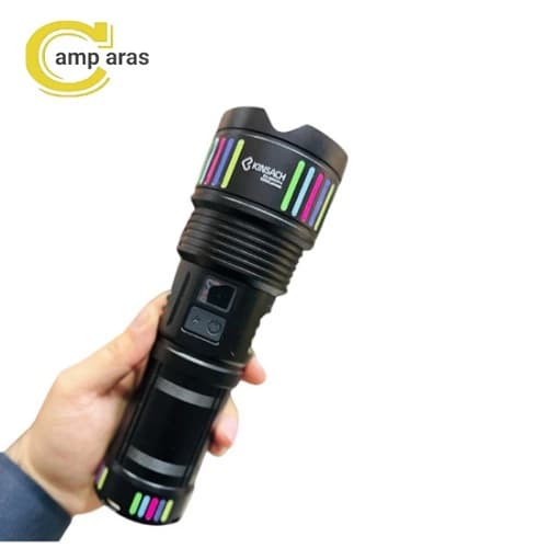 چراغ قوه زوم دار کینساچ KINSACH KS-G601Pro شارژی — تصویر ۲