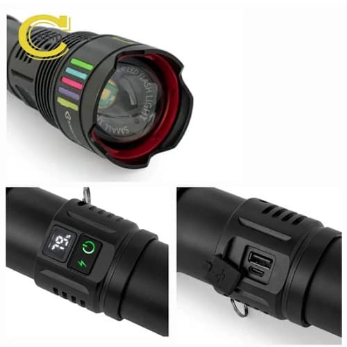چراغ قوه زوم دار کینساچ KINSACH KS-G601Pro شارژی — تصویر ۸