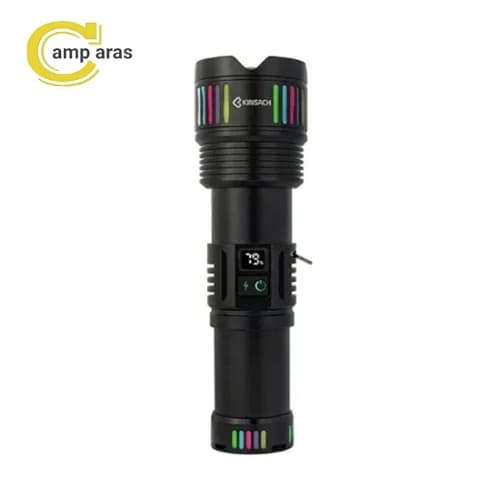 چراغ قوه زوم دار کینساچ KINSACH KS-G601Pro شارژی — تصویر ۶