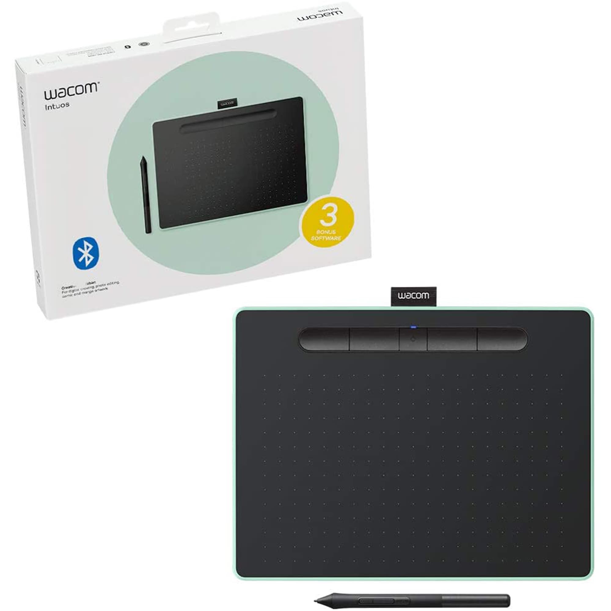 قلم نوری وکام مدل Intuos Medium Bluetooth CTL-6100WLK/E-N — تصویر ۸
