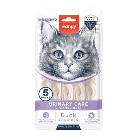 بستنی گربه ونپی مدل یورینری (Urinary Care) با طعم اردک و مرغ – 1 عدد