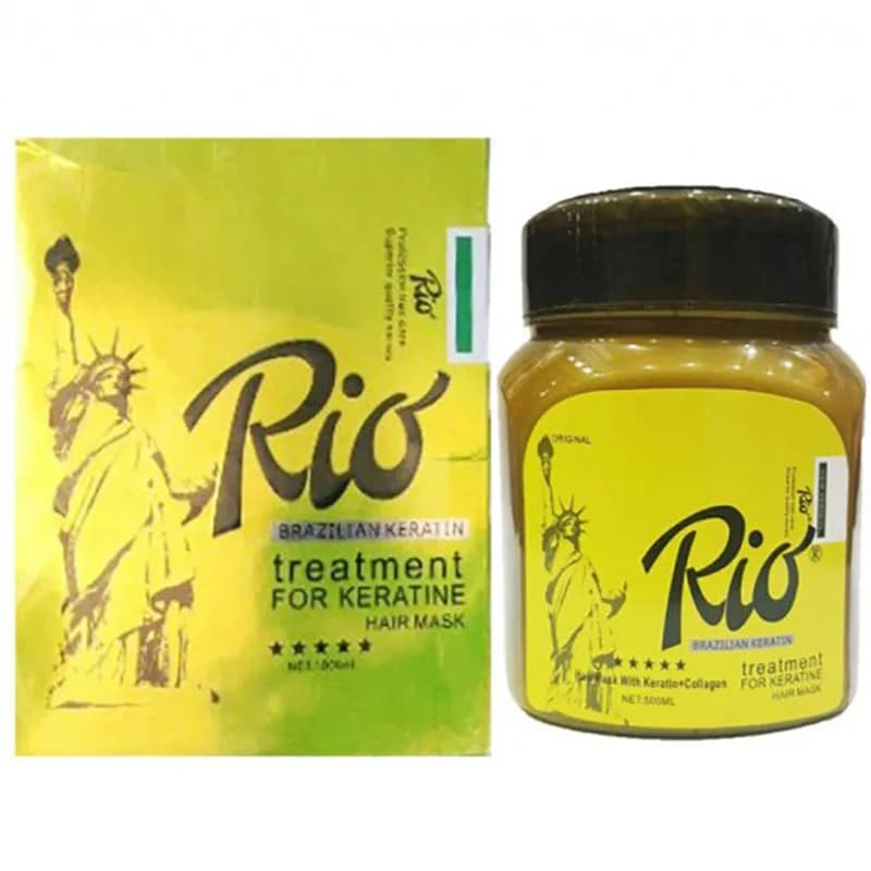 ماسک مو کراتین بدون سولفات برزیلی ریو حجم 500 میل RIO