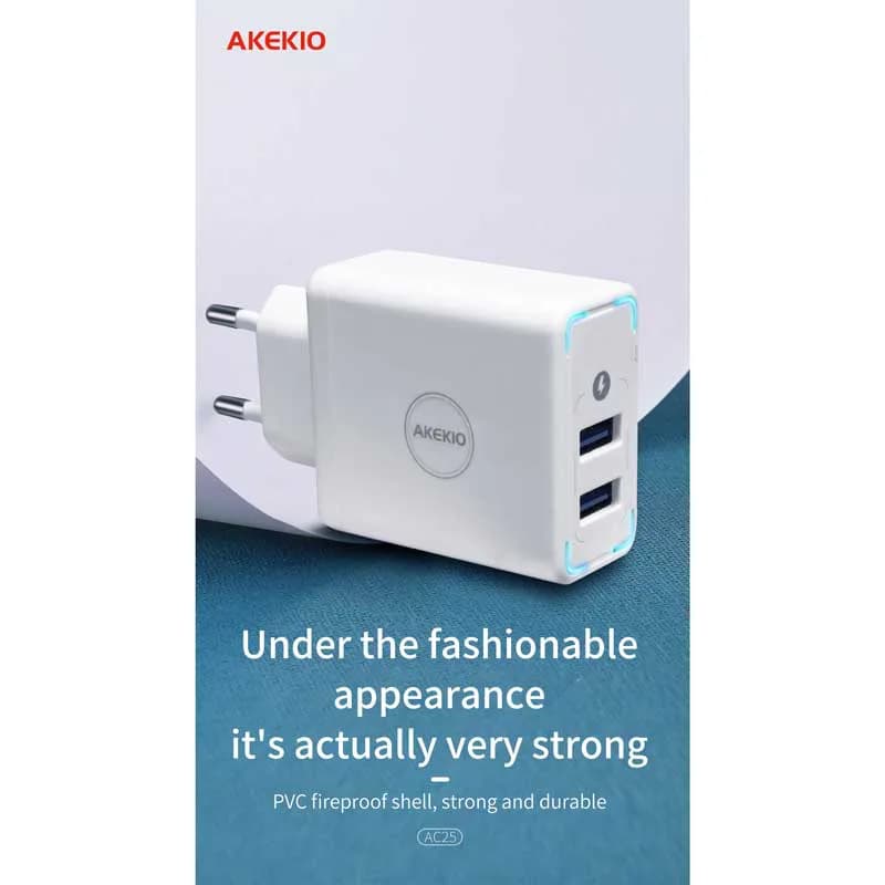 شارژر دیواری آککیو مدل AC25 — تصویر ۷