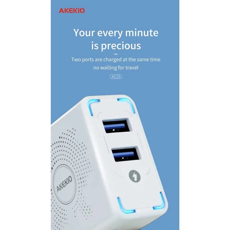 شارژر دیواری آککیو مدل AC25 — تصویر ۴