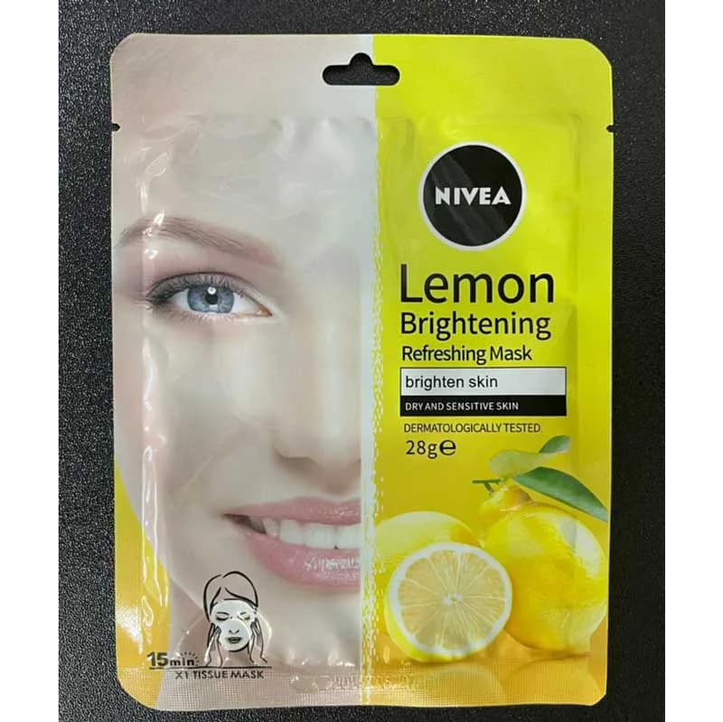 ماسک ورقه ای روشن کننده لیمو نیوا NIVEA حجم 28 گرم — تصویر ۳