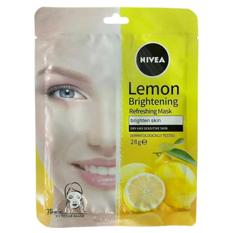 ماسک ورقه ای روشن کننده لیمو نیوا NIVEA حجم 28 گرم