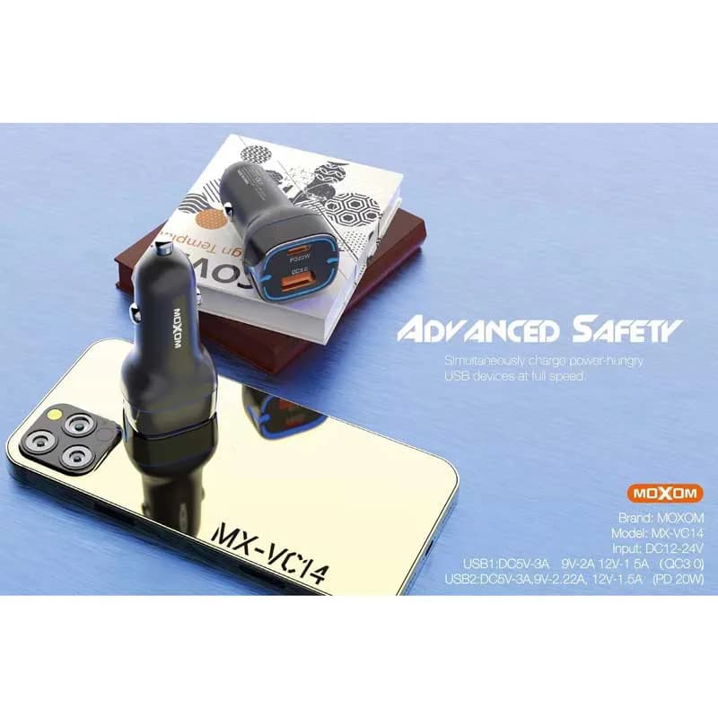 شارژر فندکی موکسوم مدل MX-VC14 — تصویر ۲