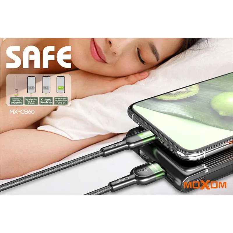 کابل شارژر موکسوم آیفون مدل MX-CB60 — تصویر ۴