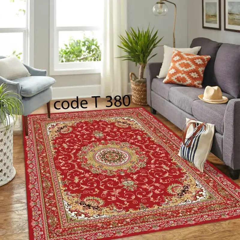 روفرشی کشدار طرح فرش کد FAM_T380
