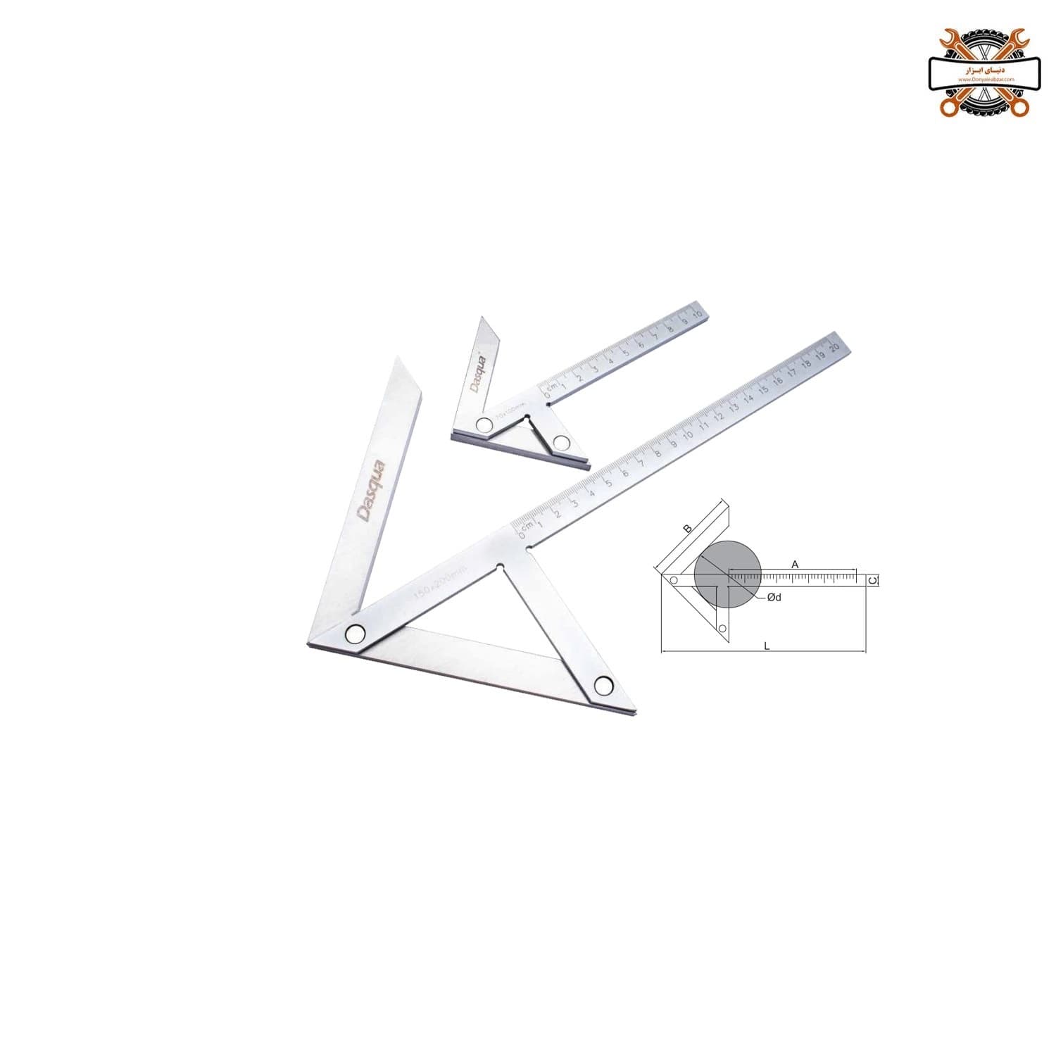 گونیا مرکز یاب 15 سانت داسکوا مدل 1012-3010