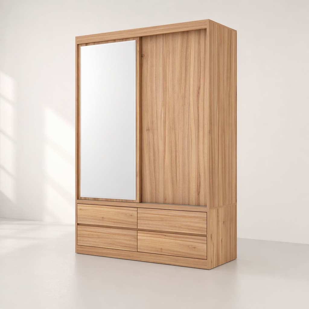 کمد لباس MDF مدل نارون