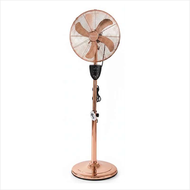 پنکه کوئین مدل QH-6680 رزگلد (پره فلزی)