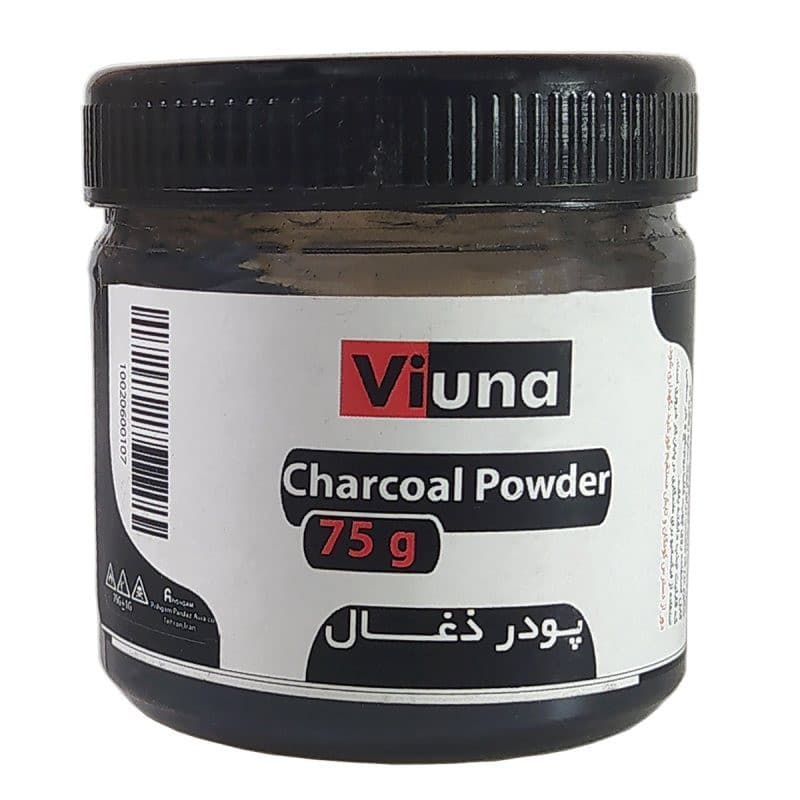 پودر ذغال روشن مشكی 115 گرم ويونا