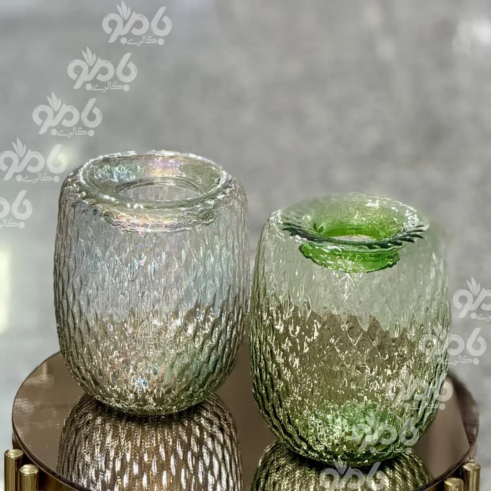 گلدان شیشه ای / ثمر 20سانت