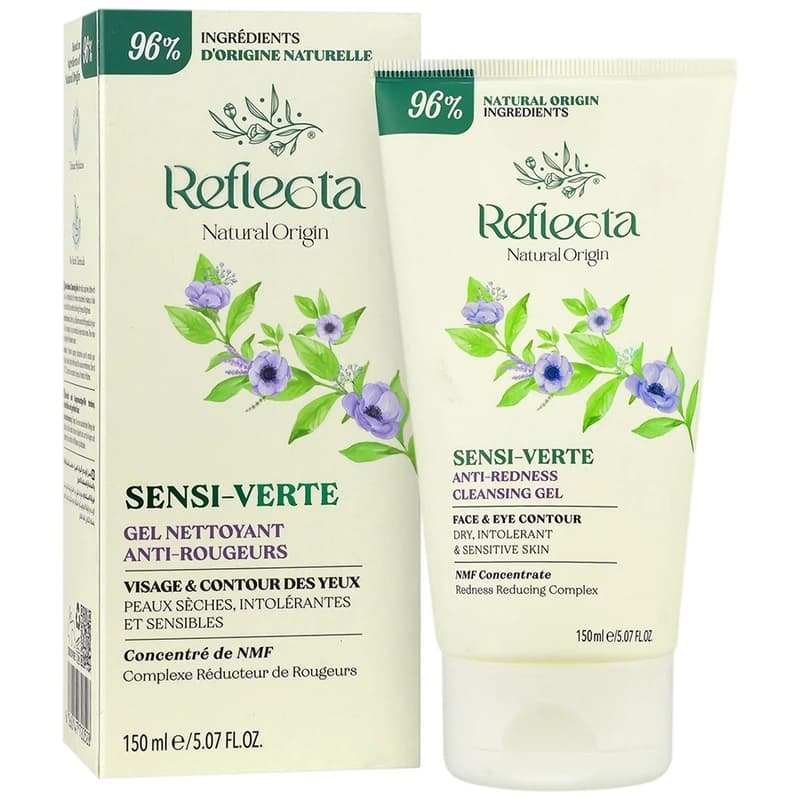 ژل شستشوی صورت رفلکتا مدل Sensi Verte مناسب برای پوست خشک و حساس حجم 150 میلی لیتر — تصویر ۳