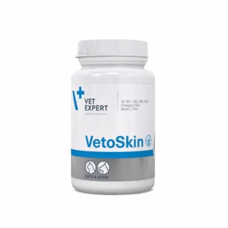 مکمل پوست و موی سگ و گربه وت اکسپرت VetoSkin یک عددی