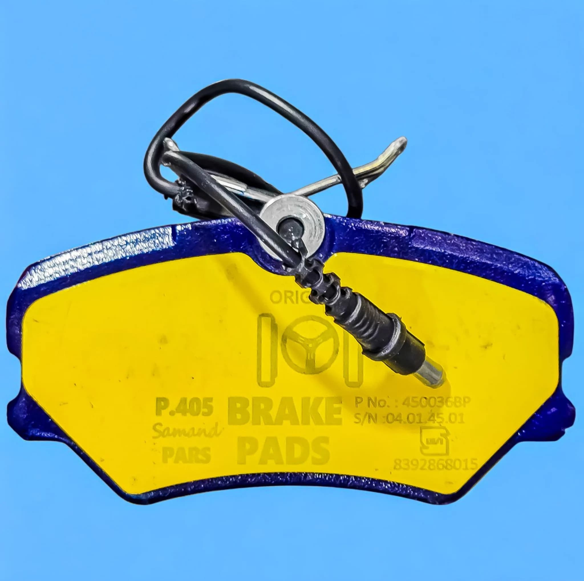 لنت ترمز جلو خودرو شرکت تولیدی قطعات جلوبندی خودرو ایران لاهیجان مدل 001430 دو جفت مناسب برای پژو پارس، پژو 405 — تصویر ۳