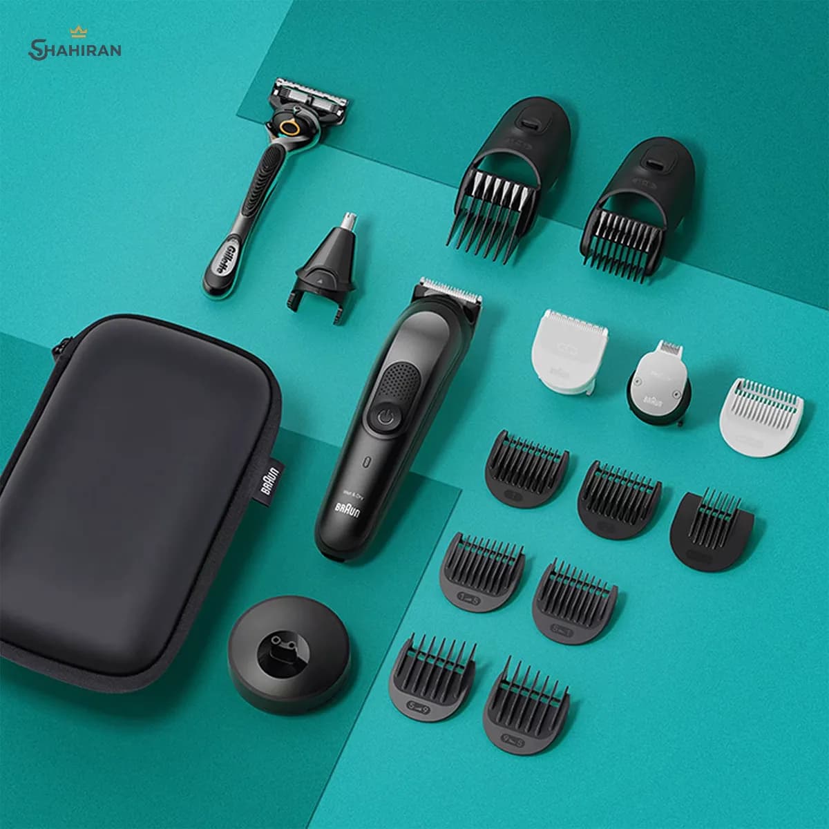 ماشین اصلاح و تیغ ژیلت براون مدل MGK7490 — تصویر ۳