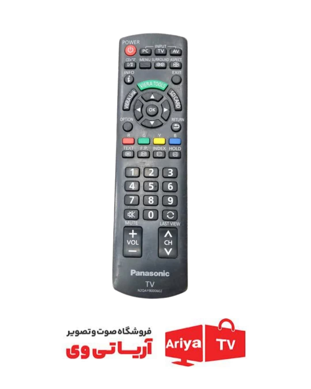 کنترل تلویزیون پاناسونیک مدل N2QAYB000602