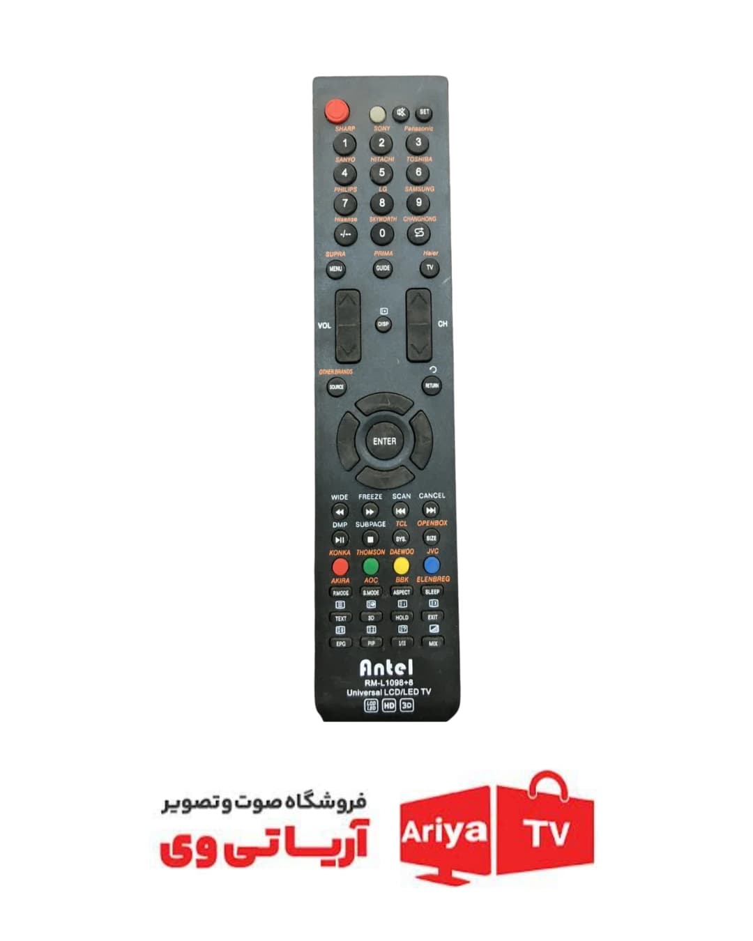 کنترل تلویزیون آنتل یونیورسال مدل RM-L 1098+8