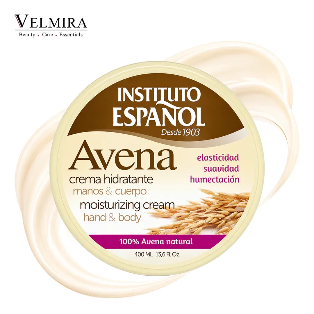 کرم مرطوب کننده دست و بدن انستیتو اسپانول آونا حجم ۴۰۰ میلی لیتر | Instituto Español Avena