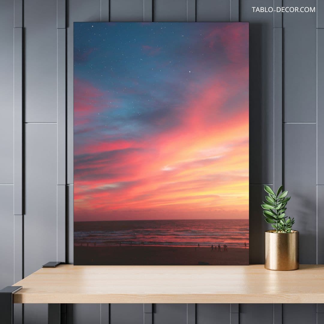 تابلو مدرن آسمان زیبا beautiful sky