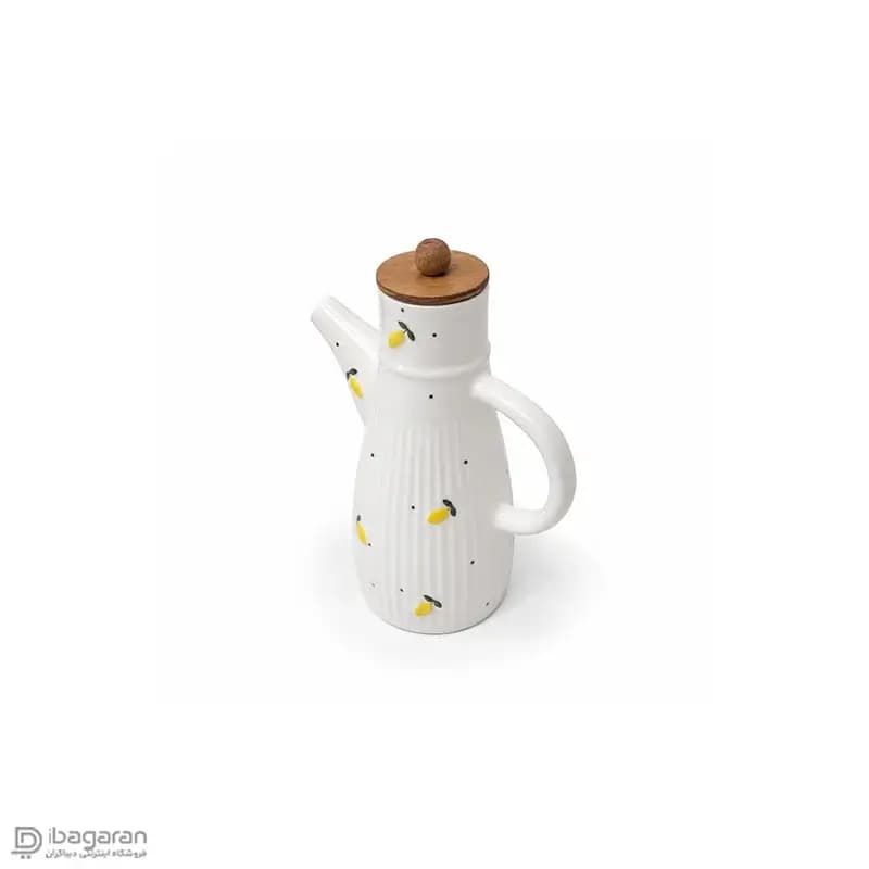 روغن ریز سرامیکی مدل خمره ای با طرح لیمو برجسته — تصویر ۵