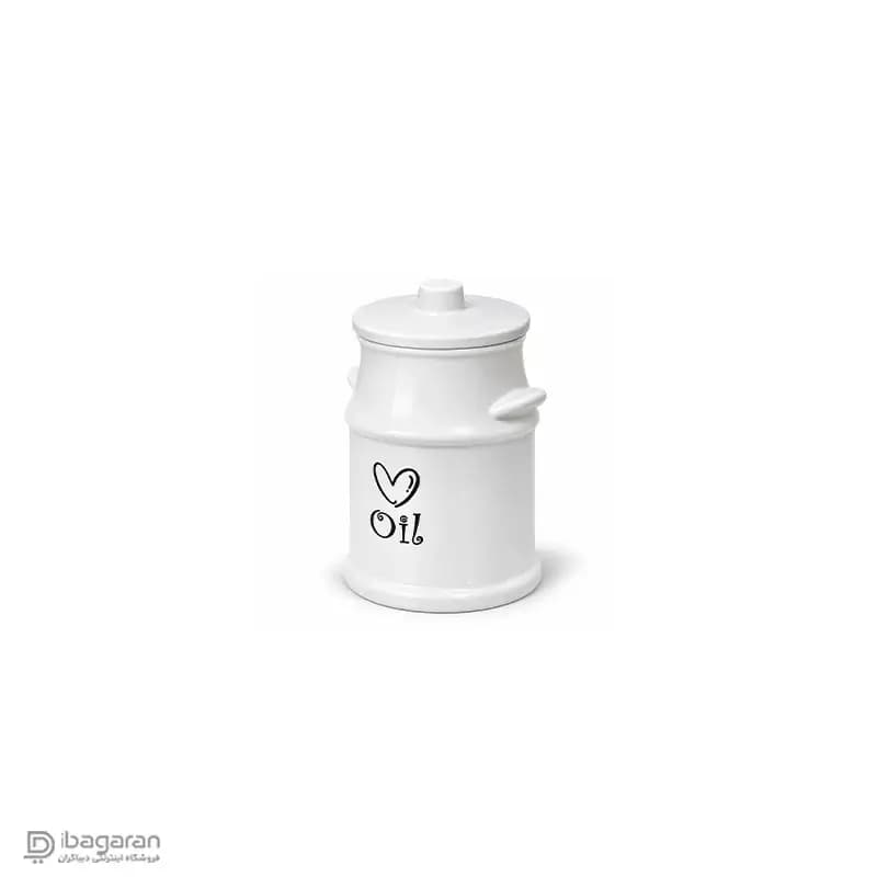 بانکه روغن سرامیکی درب دار طرح Oil — تصویر ۵