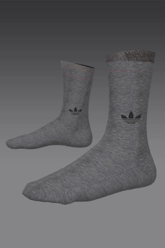 جوراب ساق بلند (جین با طرح adidas)