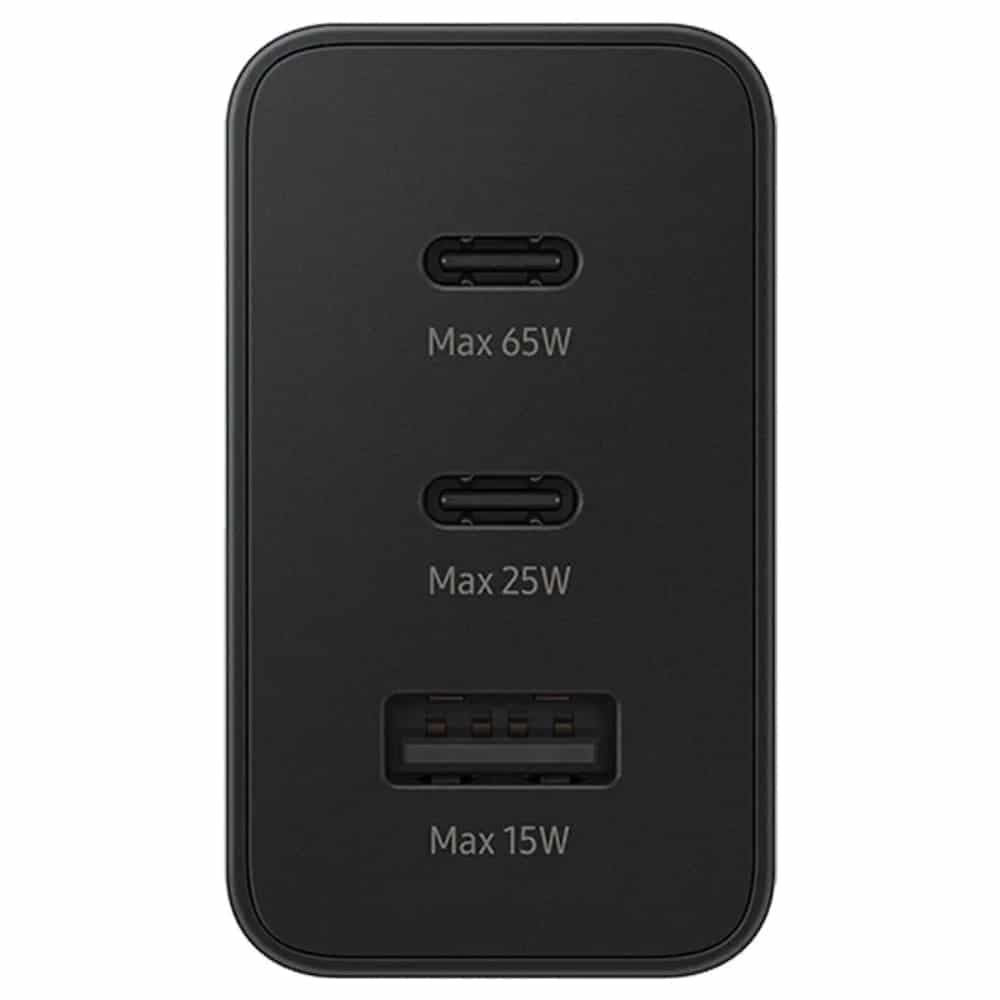 شارژر سامسونگ اصل مدل SAM EP TA-800NB EGEU 65W 2PD USB به همراه کابل دو سر تایپ سی — تصویر ۳