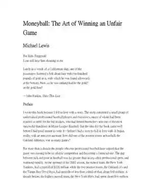 دانلود کتاب Moneyball; The Art of Winning an Unfair Game – Moneyball ؛ هنر برنده شدن در یک بازی ناعادلانه