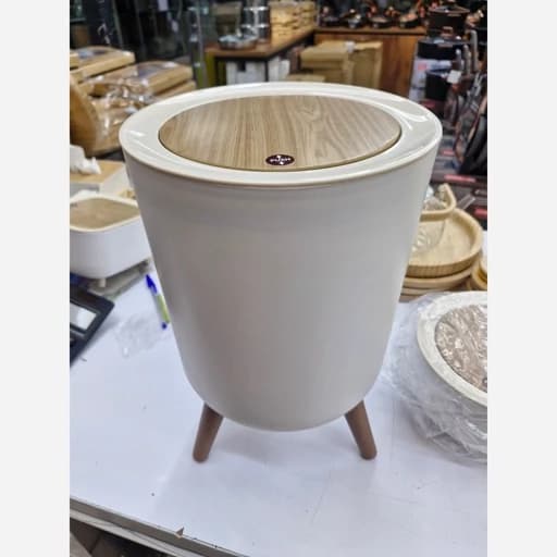 سطل زباله پایه دار اکرولیک وارداتی فیلبندشاپ مدل 847866