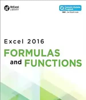 دانلود کتاب Excel 2016 Formulas and Functions includes Content Update Program – فرمول ها و توابع اکسل 2016 شامل برنامه…