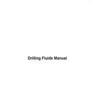 دانلود کتاب Drilling Fluids Manual – کتابچه راهنمای سیالات حفاری
