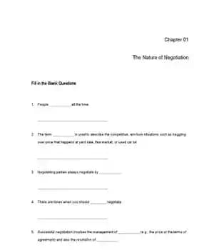 دانلود کتاب Negotiation Readings, Exercises, and Cases – Test Bank for seventh edition – خواندنی ها، تمرین ها و موارد…