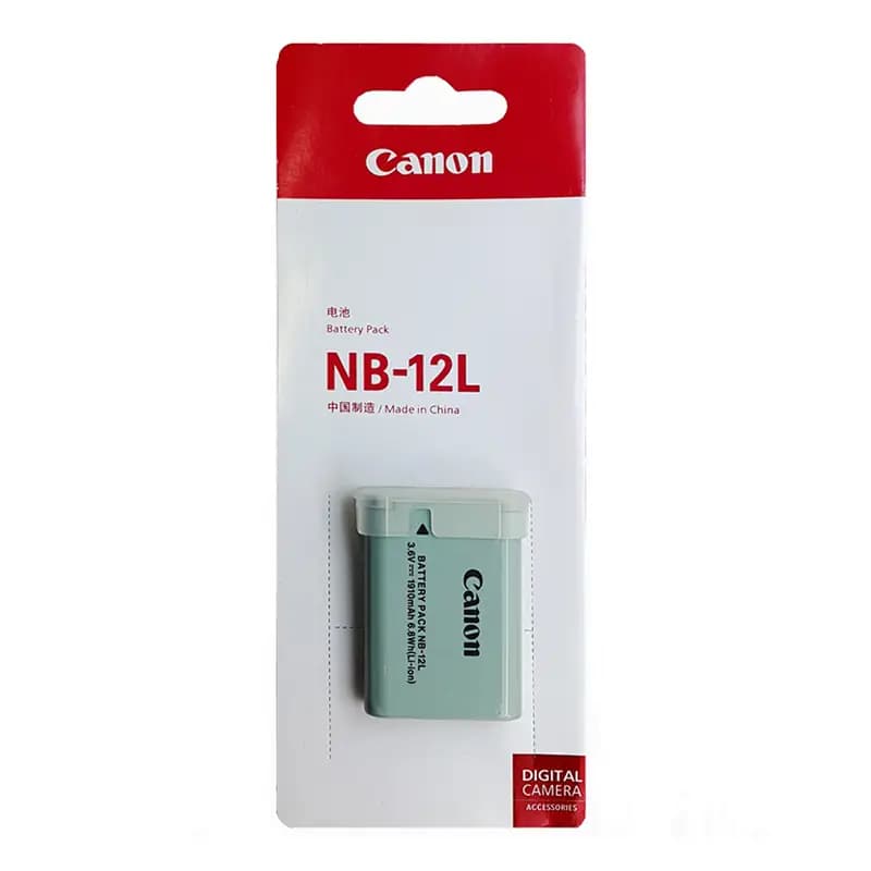 باتری دوربین کانن مدل NB-12L (مشابه اصلی | با جعبه) — تصویر ۲