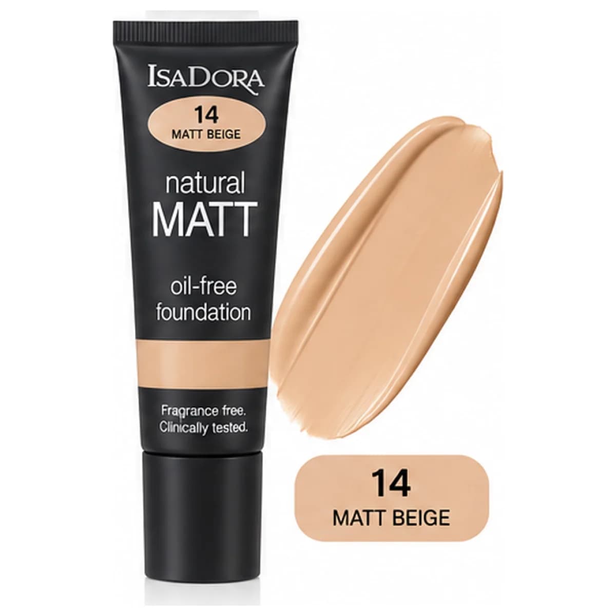 کرم پودر مات ایزادورا Natural Matt حجم ۳۵ میلی‌لیتر؛ پوستی یکدست با جلوه مخملی — تصویر ۴