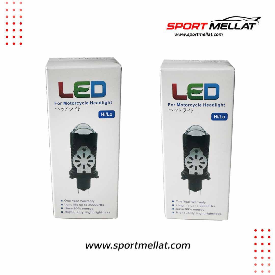 هدلایت لنزدار LED پایه H4 دو عدد — تصویر ۳