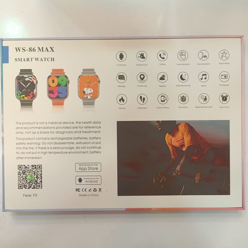 ساعت هوشمند ویسمی مدل ws-86 max — تصویر ۴