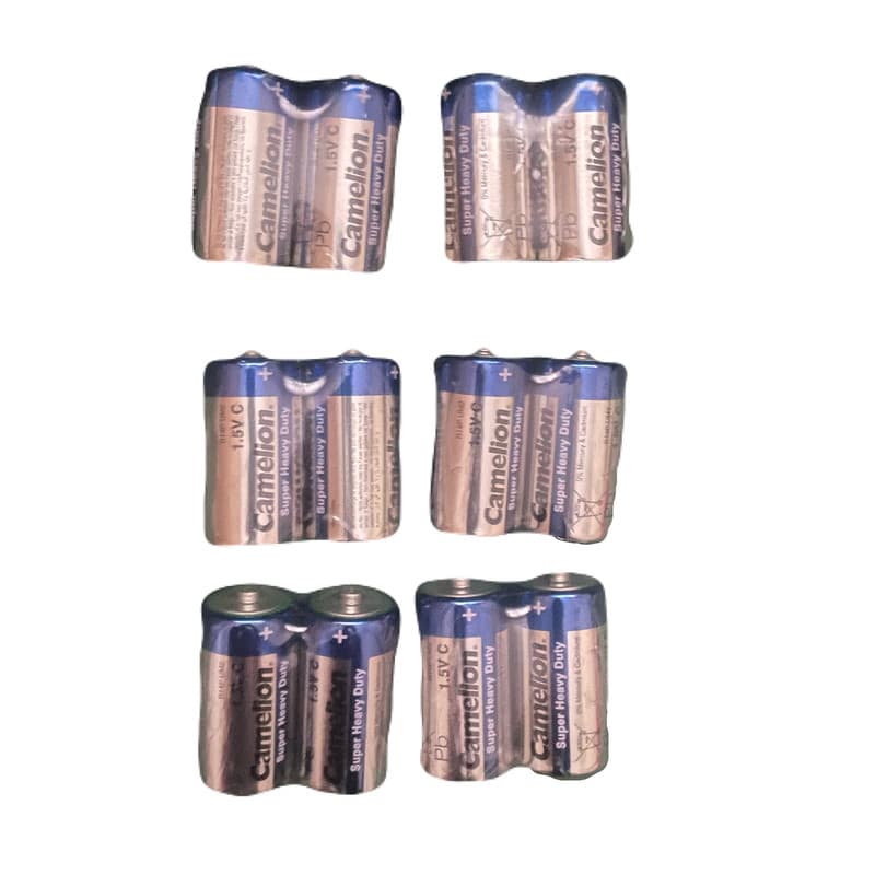 باتری C کملیون مدل متوسط Super Heavy Duty مجموعه 12 عددی — تصویر ۲