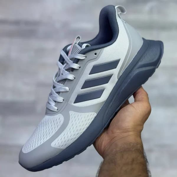 آدیداس کلود فوم طوسی روشن و تیره مردانه Adidas Cloudfoam