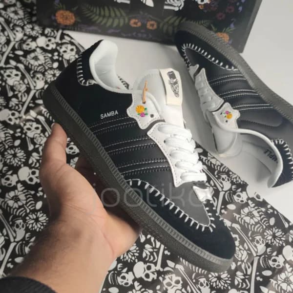 آدیداس سامبا adidas Samba OG Día de Muertos Pack Black JI3932 — تصویر ۷