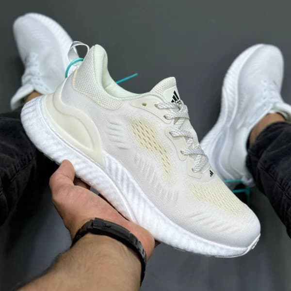 کفش آدیداس آلفابونس بوست Adidas Alphabounce Boost کرم — تصویر ۲